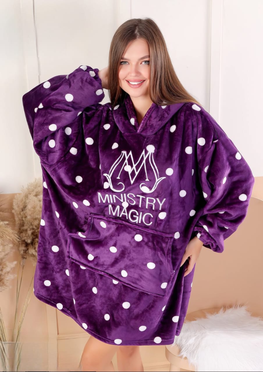 Ministry of Magic Oversized Hoodie Blanket 💜