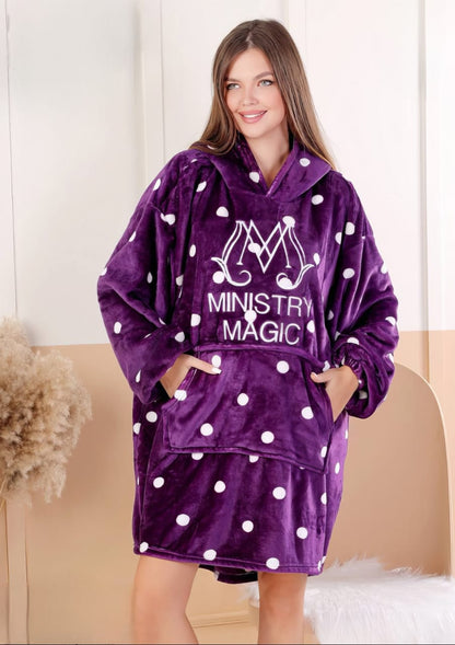 Ministry of Magic Oversized Hoodie Blanket 💜